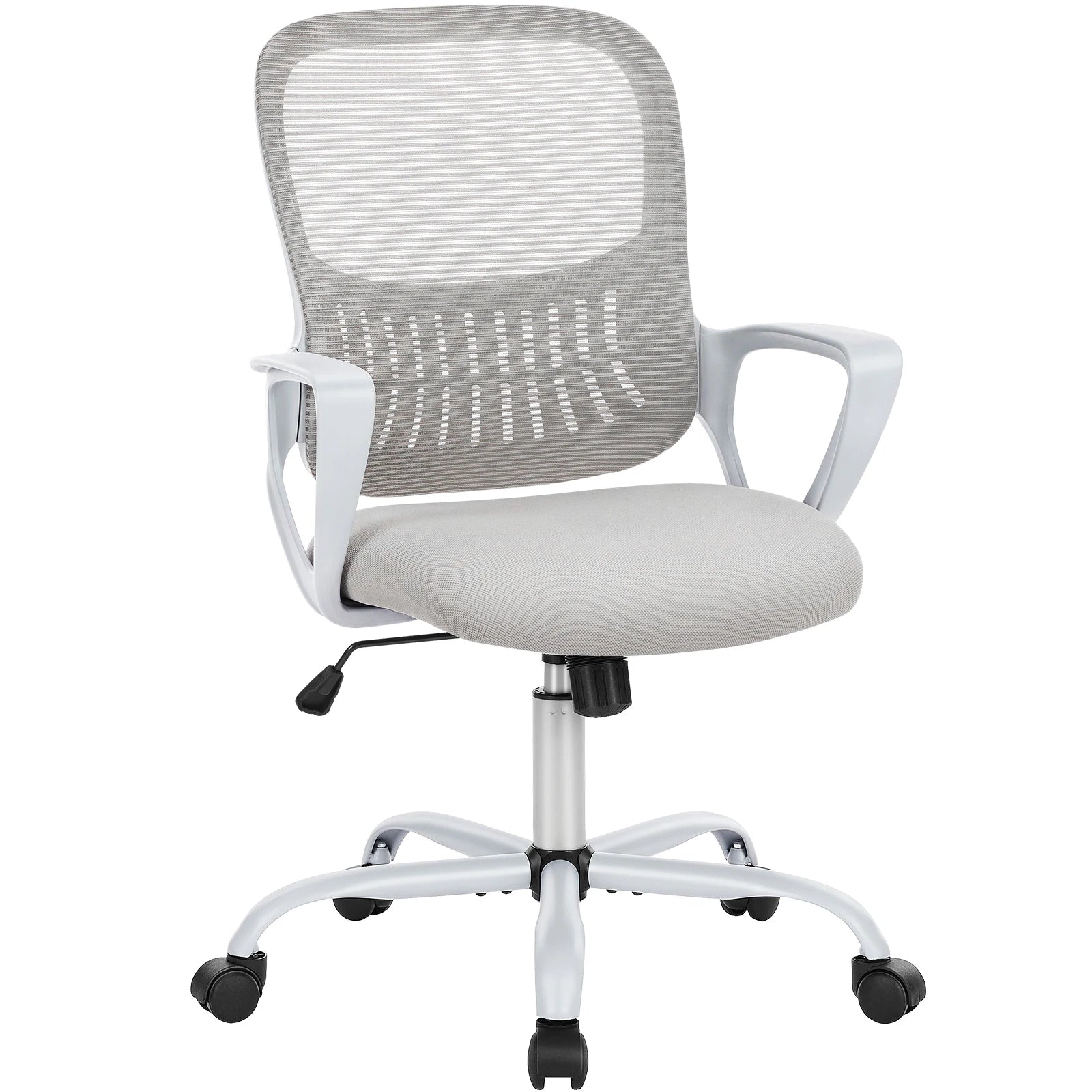 Silla de Oficina Ergonómica con Respaldo de Malla y Altura Regulable