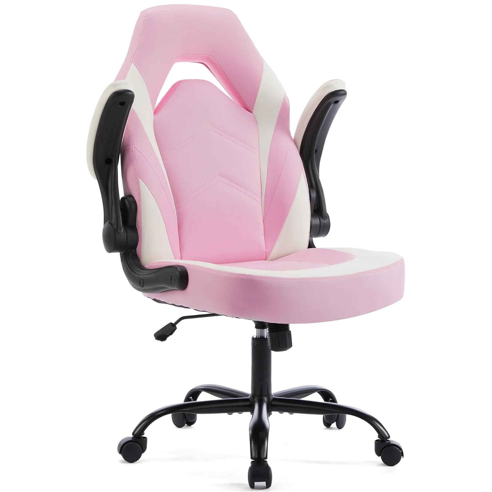 Silla de Escritorio Gaming Ajustable en Cuero Sintético