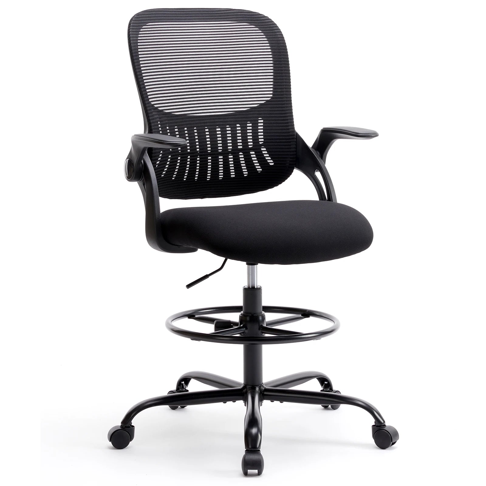 Silla de Oficina Ergonómica con Respaldo de Malla y Altura Regulable
