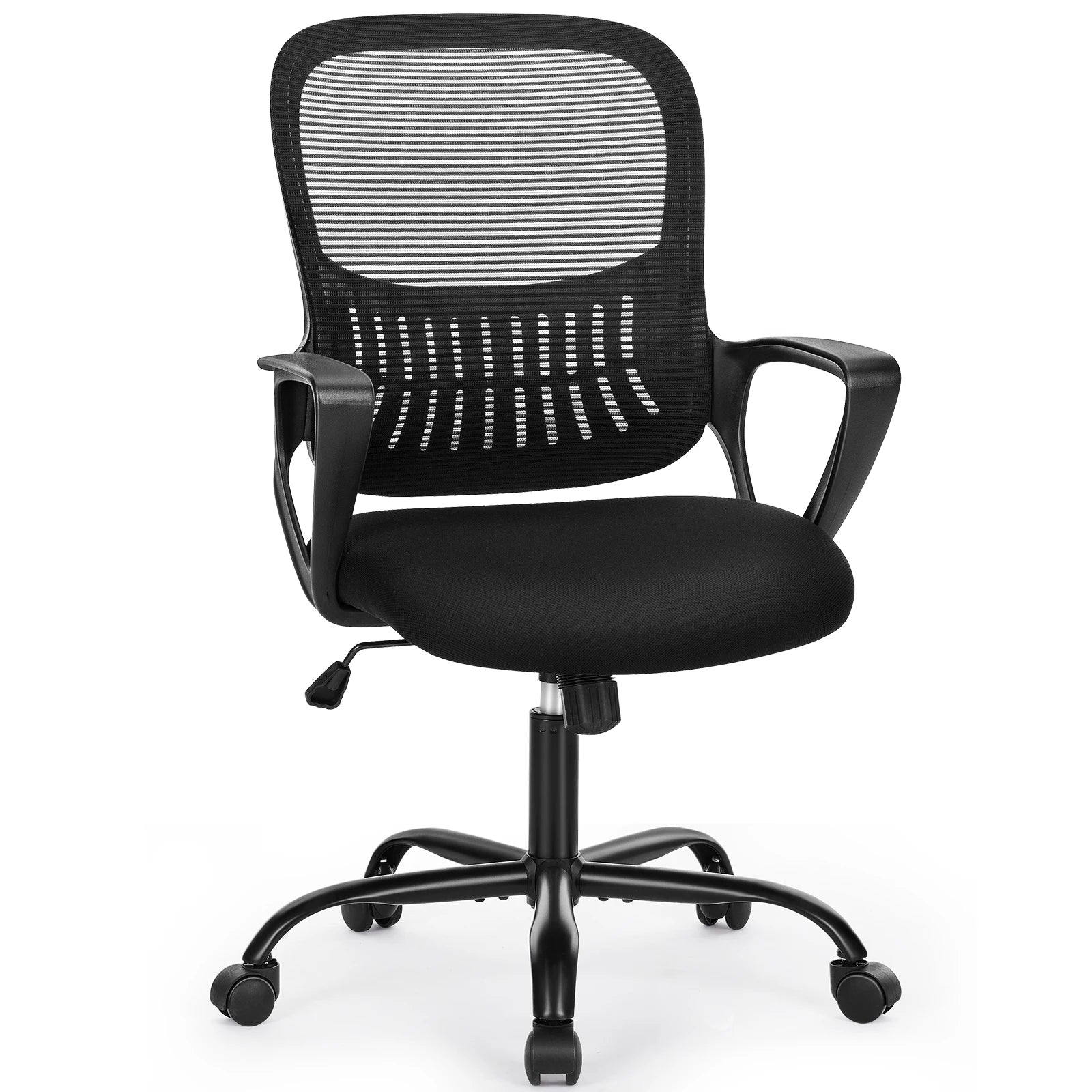 Silla de Oficina Ergonómica con Respaldo de Malla y Altura Regulable
