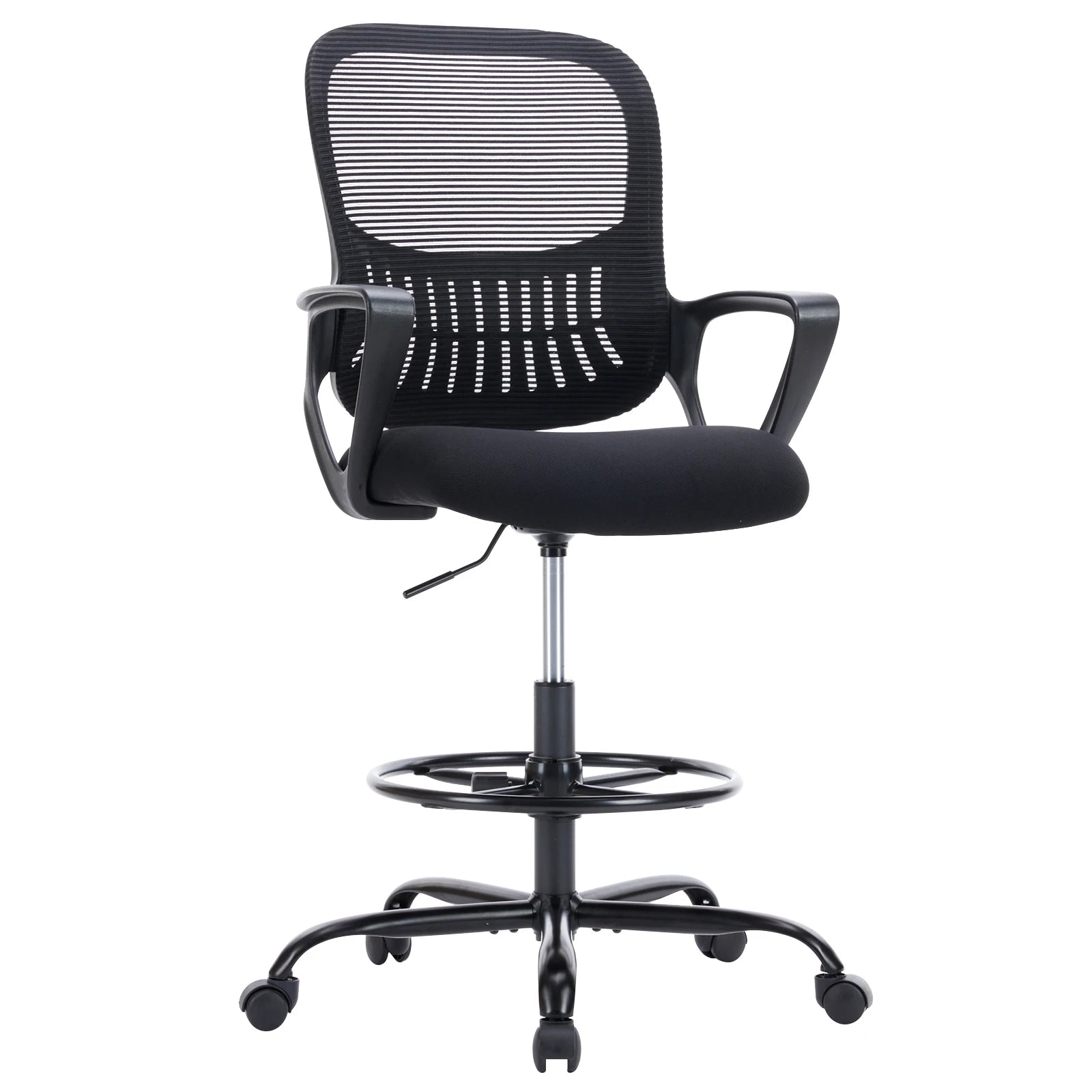 Silla de Oficina Ergonómica con Respaldo de Malla y Altura Regulable