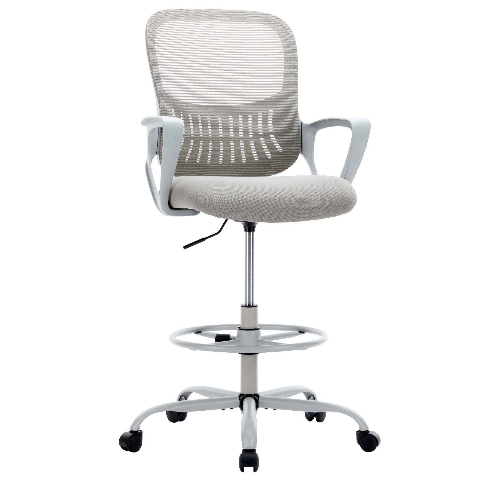 Silla de Oficina Ergonómica con Respaldo de Malla y Altura Regulable