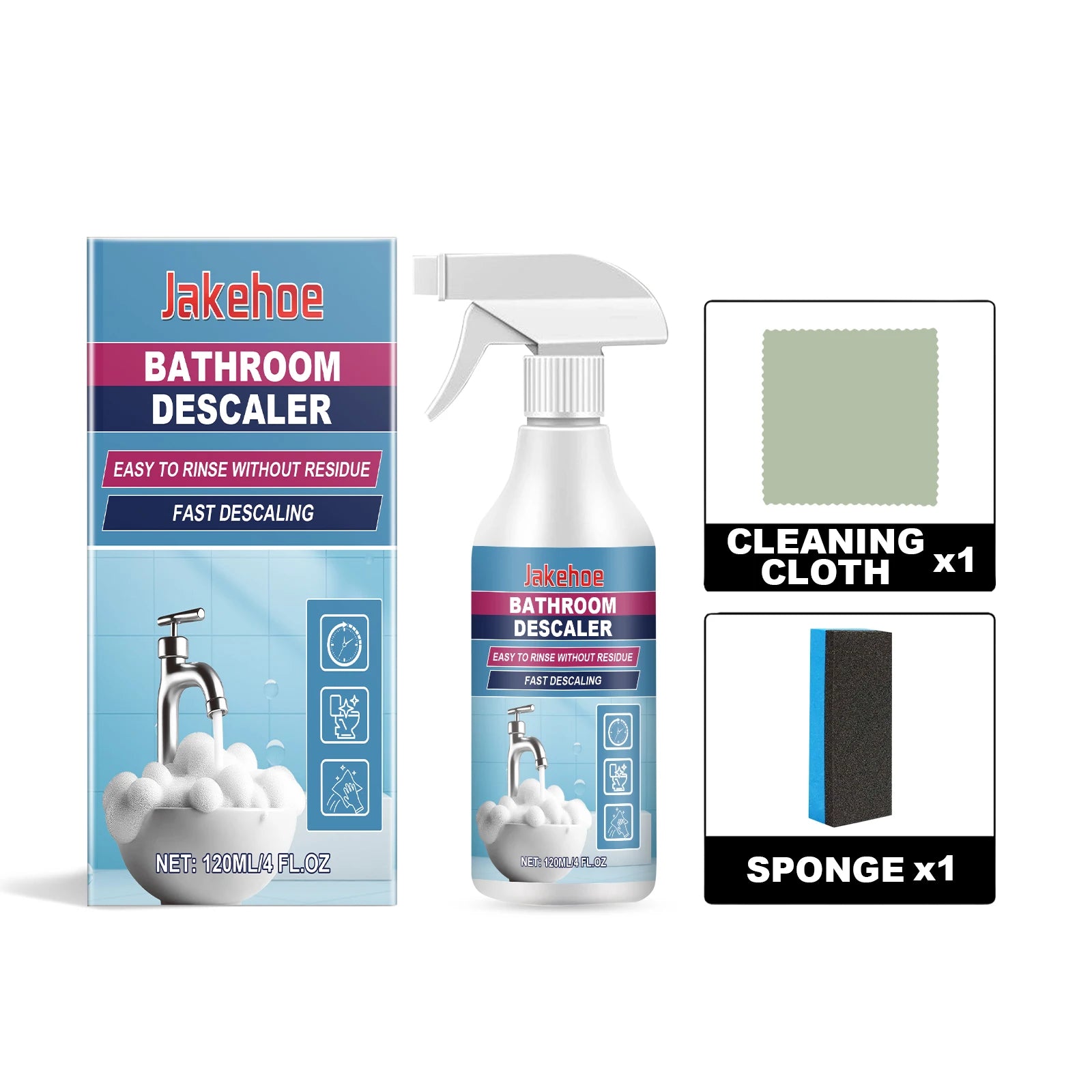 Espuma Limpiadora Desincrustante para Bañeras y Azulejos