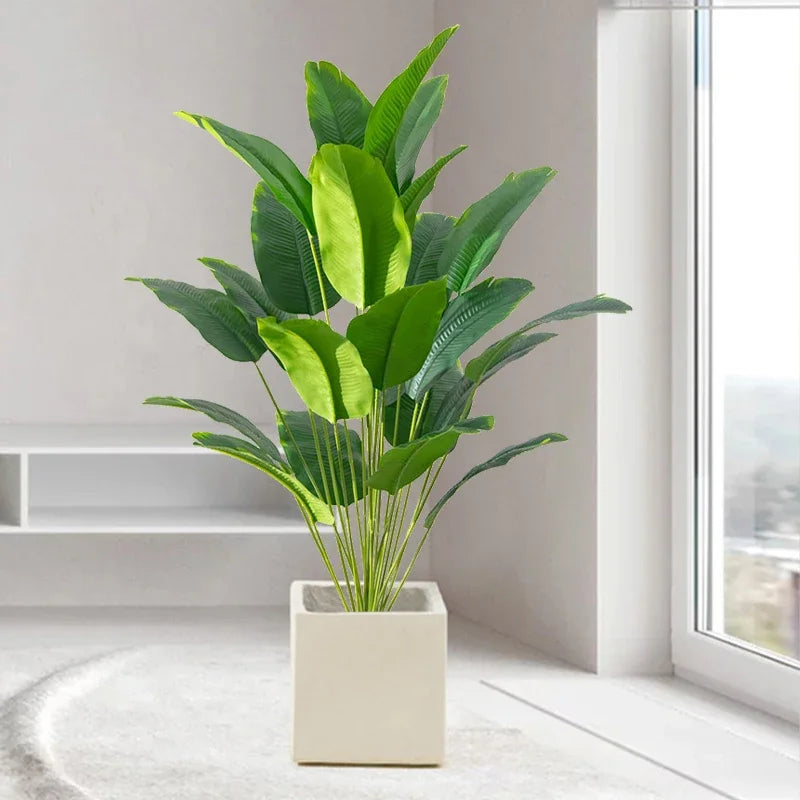 Planta Decorativa Realista para Interiores y Exteriores