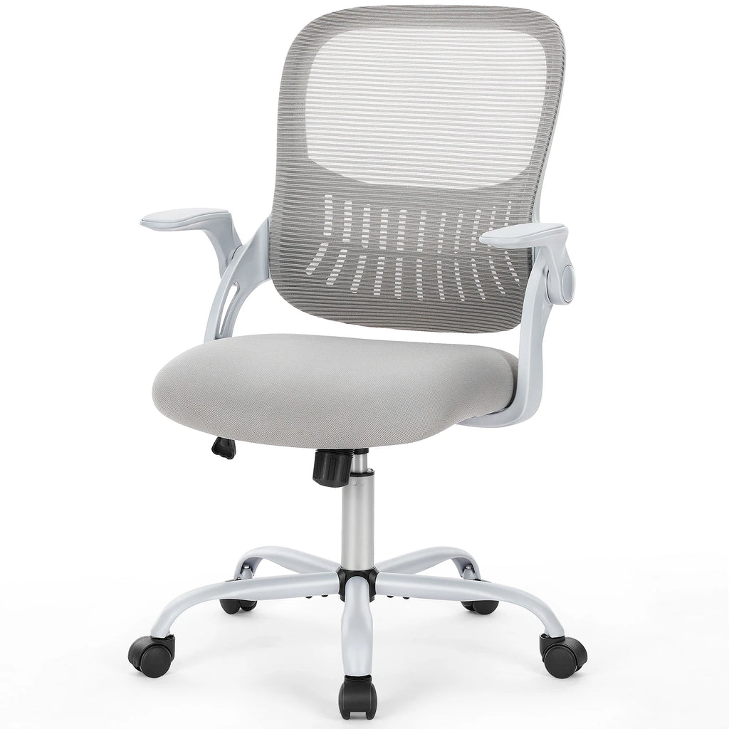 Silla de Oficina Ergonómica con Respaldo de Malla y Altura Regulable