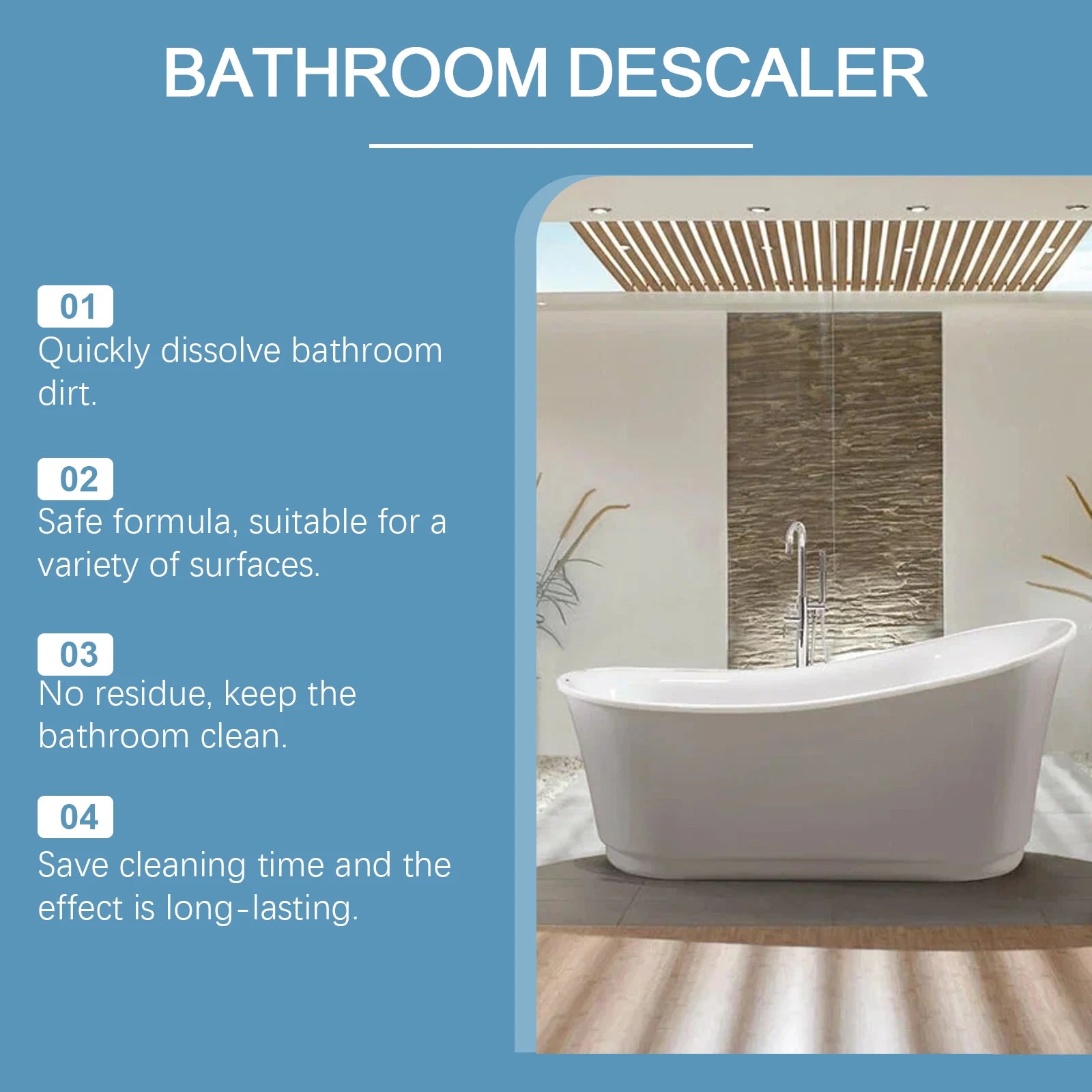 Espuma Limpiadora Desincrustante para Bañeras y Azulejos