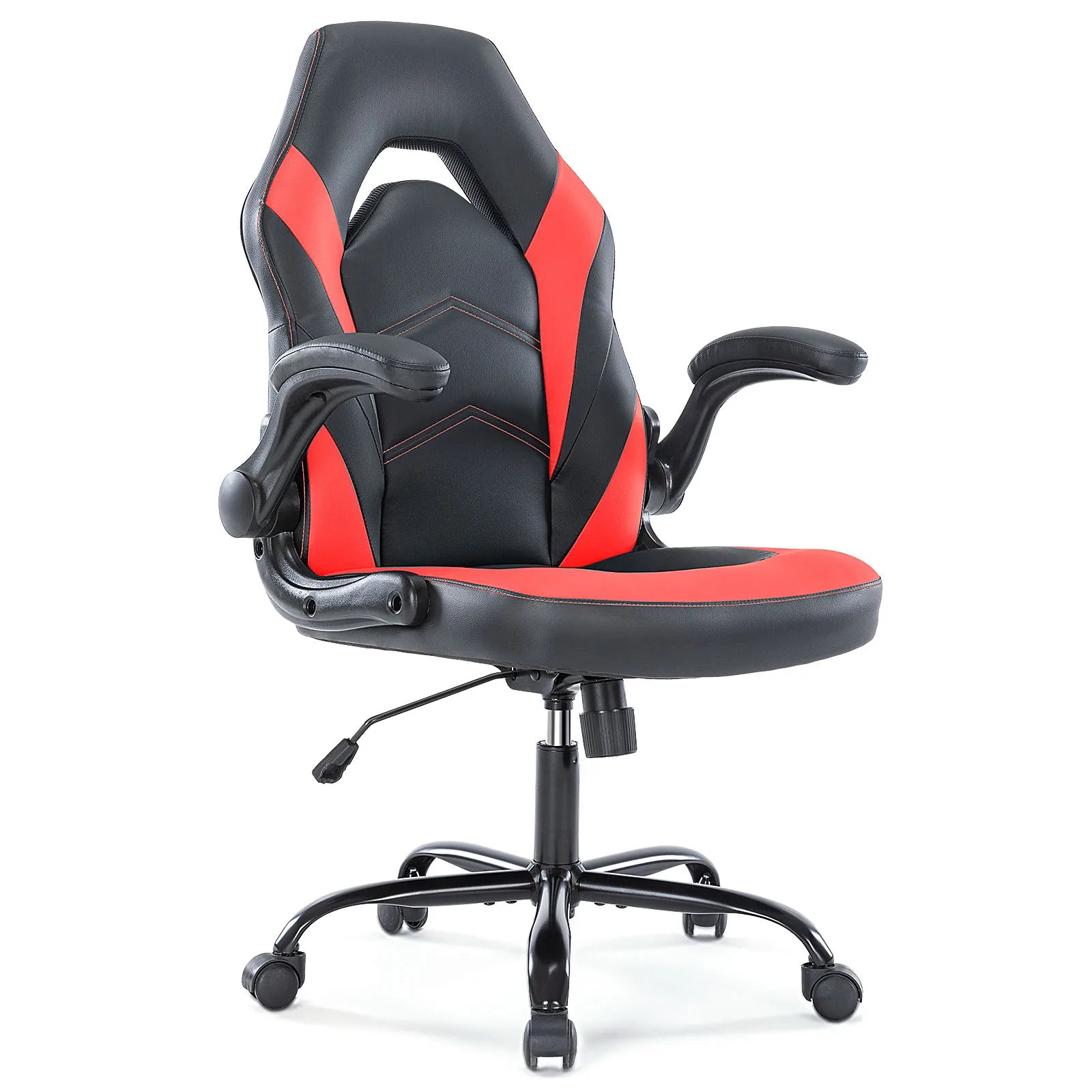Silla de Escritorio Gaming Ajustable en Cuero Sintético