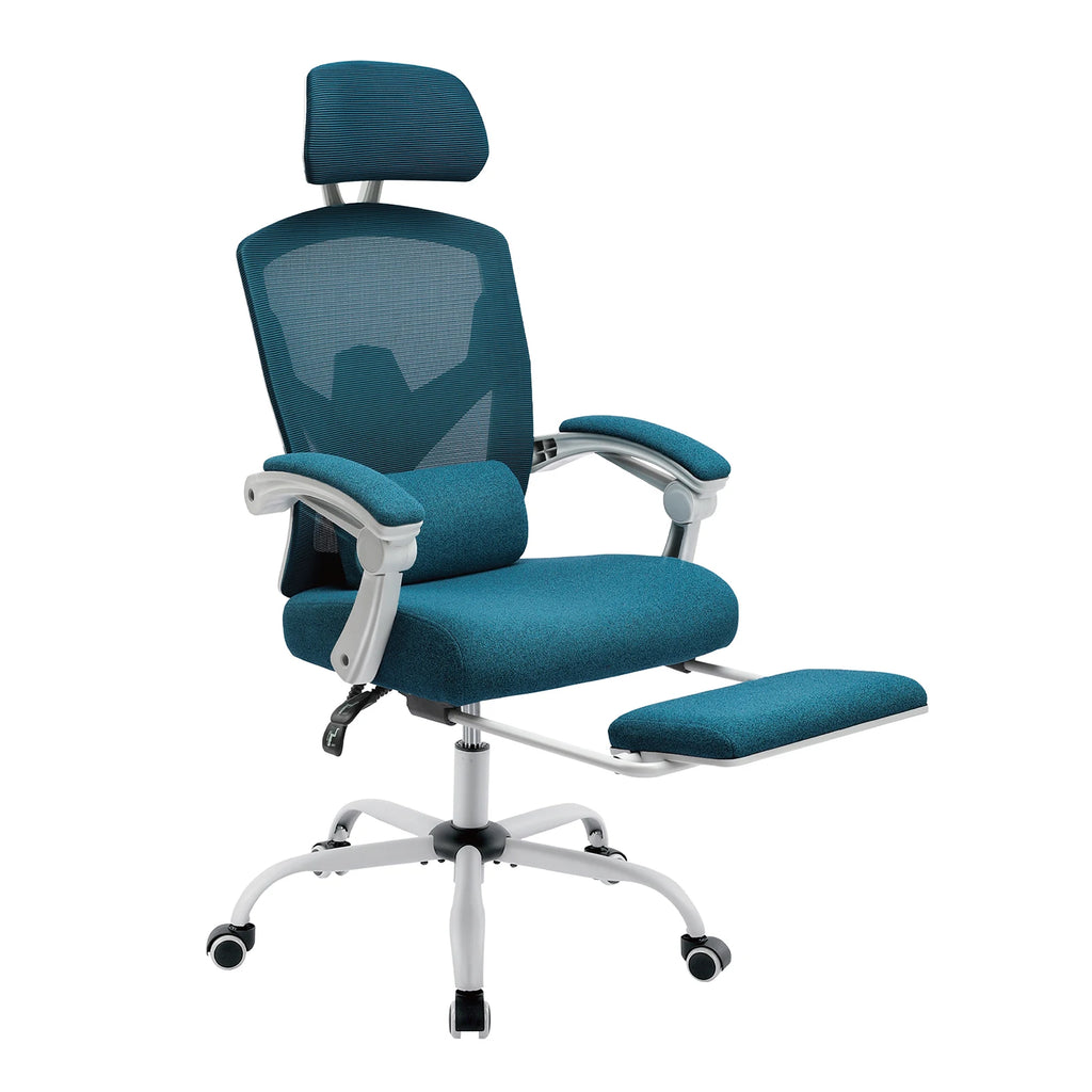Silla Ergonómica Transpirable para Ordenador con Cojín Lumbar