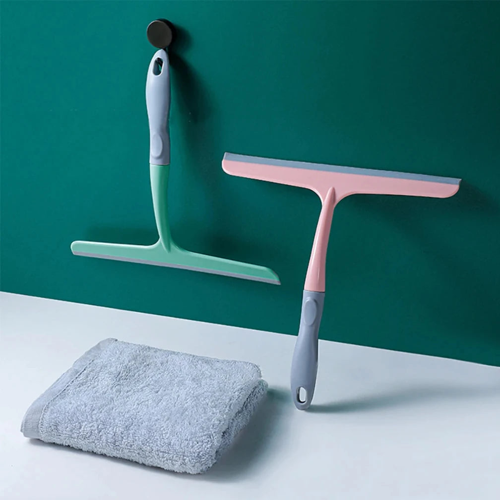 Limpiador Secacristales de Silicona Antiarañazos - Coche, Baño, Cocina