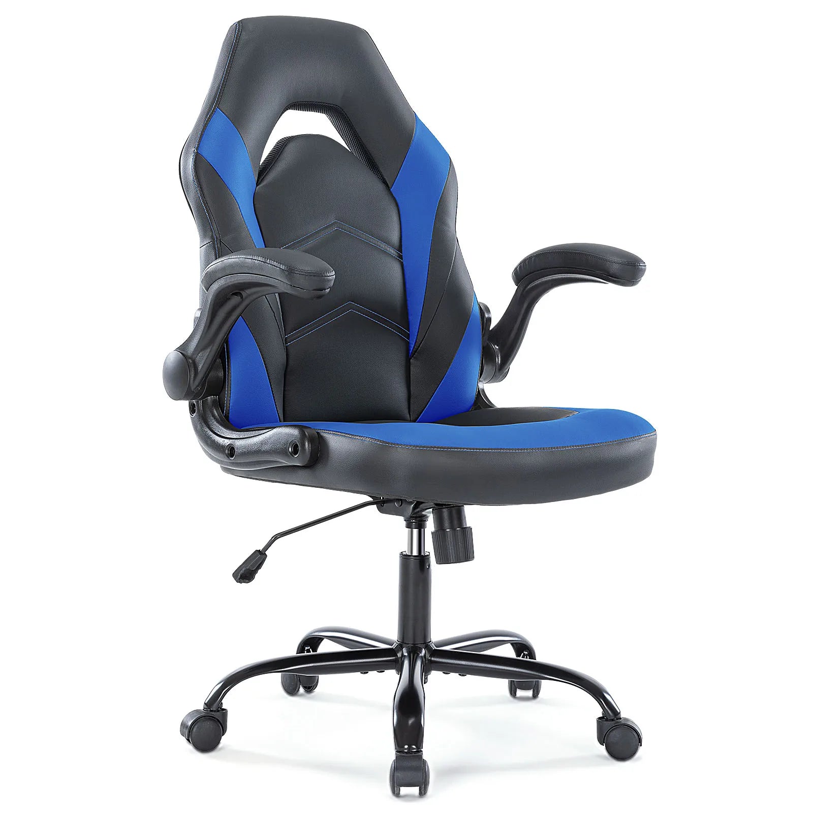 Silla de Escritorio Gaming Ajustable en Cuero Sintético